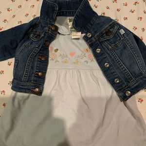 Super Cute H&M dress with Jean Jacket